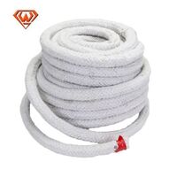 Heat Square Braided Ceramic Fiber RopesThermal Insulation Ceramic Fiber Tape