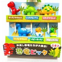 New Hot Sale Cartoon Baby Cartoon Animal Lunch Note Decorate Food Resin ABS Plastic Dinosaur Fruit Fork Set