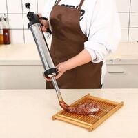 Premium Easy clean Sausage Maker Manual Stainless Steel Beef Jerky Gun