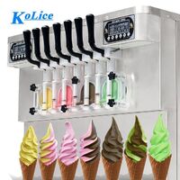 Floor over night keep fresh free wash 7 flavors serve ice cream machine soft/automatic machine/yogurt ice cream machine