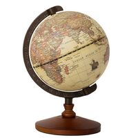 High Quality Globe Maps And Globes In Antique Color Wooden Base School Supplier