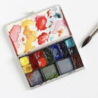 Watercolor Storage Case For Making Mix Paint Color Travel Kit Supplier