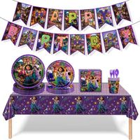 2022 new Encanto Party Supplies Include Banner, Cake Napkins, Tablecover plate cup hat party decoration set