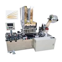 Automatic Two Servos Single Drinking Paper Plastic Straw Packing Machine with Mark Tracking