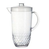 Honeycomb Pattern Acrylic Pitcher with lid