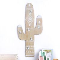 Cactus decoration photo board american home living room wall hanging shelf message board photo clip wall decor art