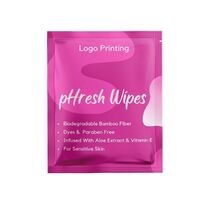 Custom Printing PH Balance Feminine Care Sensitive Skin Intimate Cleansing Wet Wipes For Adults