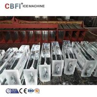 CBFI 20 100 tons Best Large Industrial Coil Tube Evaporator for Block Ice Making Machine Plant for Sudan Tropical Area