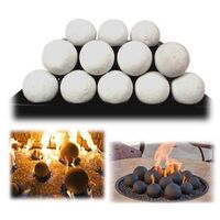 Inno living fire ceramic fire balls fireplace accessory