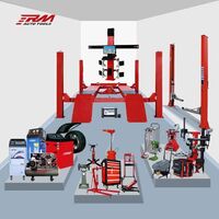 combo car garage equipment wheel alignment wheel balancer tiree changer machine car lift for whole car repair service center