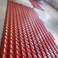 Tanzania used Aluminum roofing sheet galvanized metal glazed trapezoidal tile roof wall panel making machine