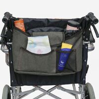 9AA High quality reusable luxury accessories with Cup Holder Hanging Wheelchair Baby Stroller Storage Bag