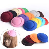 Lady Women DIY Accessory EVA Oval Pillbox Fascinator Hat AC5724