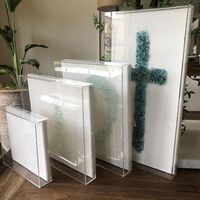 Hot Sale Factory Direct Customized Perspex House Kitchen Decorative Acrylic Shadow Box Frames Square