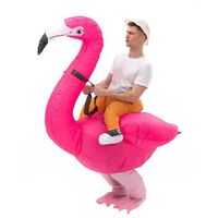 Inflatable Adult Size 150CM And 180CM Flamingo Costume Inflatable Suit For Role Play