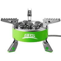 Camping Stove Hiking Picnic Stainless Steel Cooking Burners Windproof Folding Gas Stove