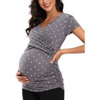 F11437A In Stock Pregnant Women Breast Feeding T Shirts wholesale maternity clothes