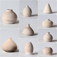 Japanese style Ceramic Retro Handmade Stoneware flower vases Home Decor small ceramic vase Ornaments Dried Flower vases small