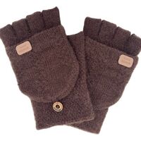 Cute girl winter gloves knitting warm finger gloves hand wrist fingerless touch screen gloves