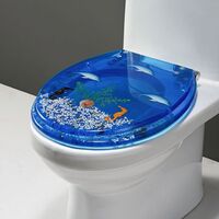 High Quality Unique Design Colorful Transparent Resin Lucite Toilet Seats