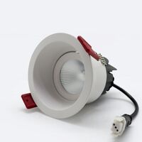 2022 new design double color round downlight recessed CCT 2700-6500K ajustable smart LED downlight