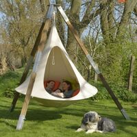 Children Swing Outdoor Garden Camp Hammock Waterproof Outdoor Garden Hanging Chair Teepee Toy Hammock Tent