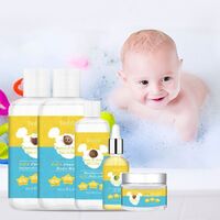 Wholesale high quality baby body skin care products moisturizing body cleansing kid shower gel set