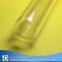 Seal quartz glass tube with round bottom