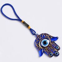 2020 Hot Sale Turkey Nazar Agaci Hamsa Acrylic Blue Evil Eye Car Pendant For Home