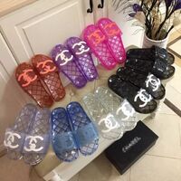 2022 wholesale fashion designer jelly sandals cc jelly sandals ladies sandals