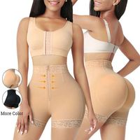 2021 Breathable Plus Size S-6Xl Women High Waist Tummy Trimmer Control Body Shaper Hip Enhancer Shapewear Shorts