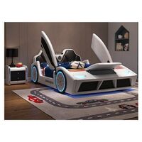 Modern Bedroom Furniture Wooden Frame Kids Car Bed Children Double Car Bed Kid Racing Car Bed