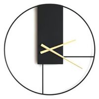 Round Metal minimalist wall Clock home decoration