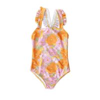 Summer kids fashion swimwear infant toddler one pieces swimsuit bikini set