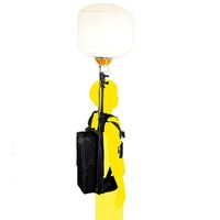 led balloon light tower mobile backpack light for man