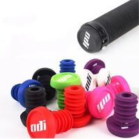 1 pair ODI Bicycle Grip End Plugs Anti-slip Firm Handlebar Caps Lightweight Bar End Plugs