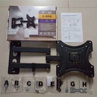 Adjustable Height led/lcd tv wall mount tv bracket For 60"-100" Flat Screen X-200