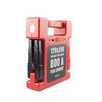 High Power 800A Peak 24000mAh/28000mAh 12V/24v Portable Car Lithium Jump Starter Battery Booster