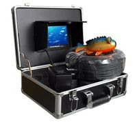 7 Inch LCD Monitor 1000TVL 2 PCS LED White Lamp Lights Video Fish Finder Under Water Fish Camera With 100M Cable