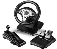 Modern fashion computer competitive video game school wheel driving simulator