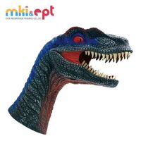 Simulatino vinyl dinosaur hand puppet toys for sale