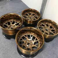 New design high quality 17 to 26 inch customized 3 pieces forged split wheel deep dish 5x112 5x114.3 5x130 alloy wheel