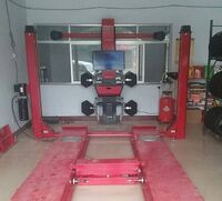 Chinese 4 Post Hydraulic Lift For Car Wheel Alignment