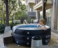 Out Door Spa Hot Pool With inflatable Style pool whirlpool Round Spa Massage Tubs Spa Pool