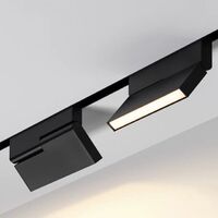 CRI 90Ra 48V COB Indoor Rail Simple Install Hotel Office Work Linear Lamp Magnet Panel Lighting Surface LED Magnetic Track Light