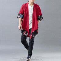 Spring Cotton Linen Kimono Men Clothing Irregular Chinese Tops Cardigan Jackets For Man