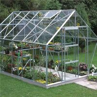 Wind Resistant Prefabricated One Stop Gardens Greenhouse Parts Greenhouse Glass Green House Single-span Greenhouses