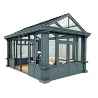 Backyard Garden Green House Aluminium Roof Veranda Sunrooms & Glass Houses