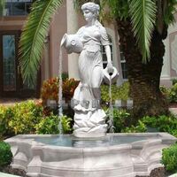 Save 20% outdoor water fountain with statue