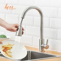 Water tap smart touch sensor kitchen faucet wth spray toilet spray faucet Nickel Mixer Kitchen Sink Tap kitchen mixer tap